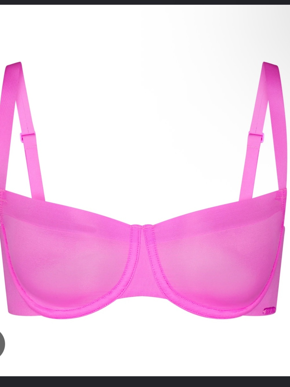 Skims NO SHOW UNLINED BALCONETTE BRA in PINK 38DD